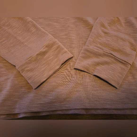 PINK Victoria Secret Pullover Hoodie 1/4 Zip Long Sleeve Pink Dusty Rose Size M - Picture 9 of 9